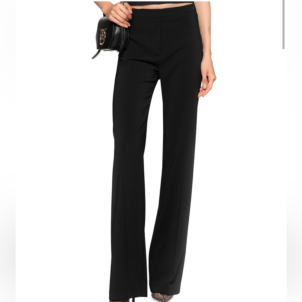 Pinko Hulka crepe stretch black pants